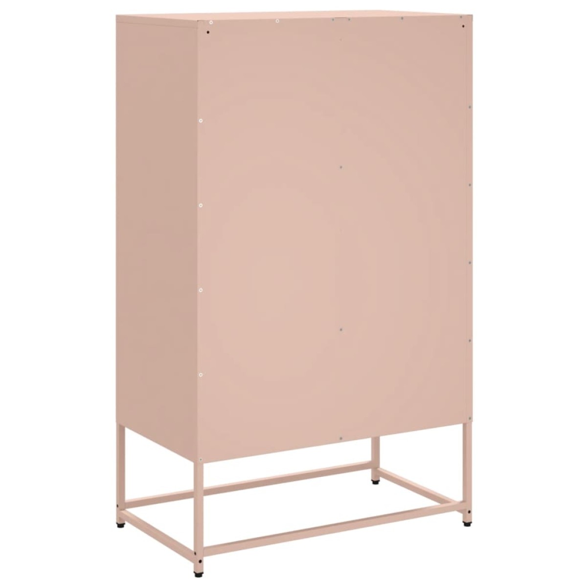 vidaXL Ντουλάπα Ροζ 68 x 39 x 111,5 εκ. από Χάλυβα