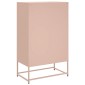 vidaXL Ντουλάπα Ροζ 68 x 39 x 111,5 εκ. από Χάλυβα