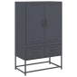 vidaXL Ντουλάπι Ανθρακί 68x39x111,5 εκ. από Χάλυβα
