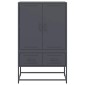 vidaXL Ντουλάπι Ανθρακί 68x39x111,5 εκ. από Χάλυβα