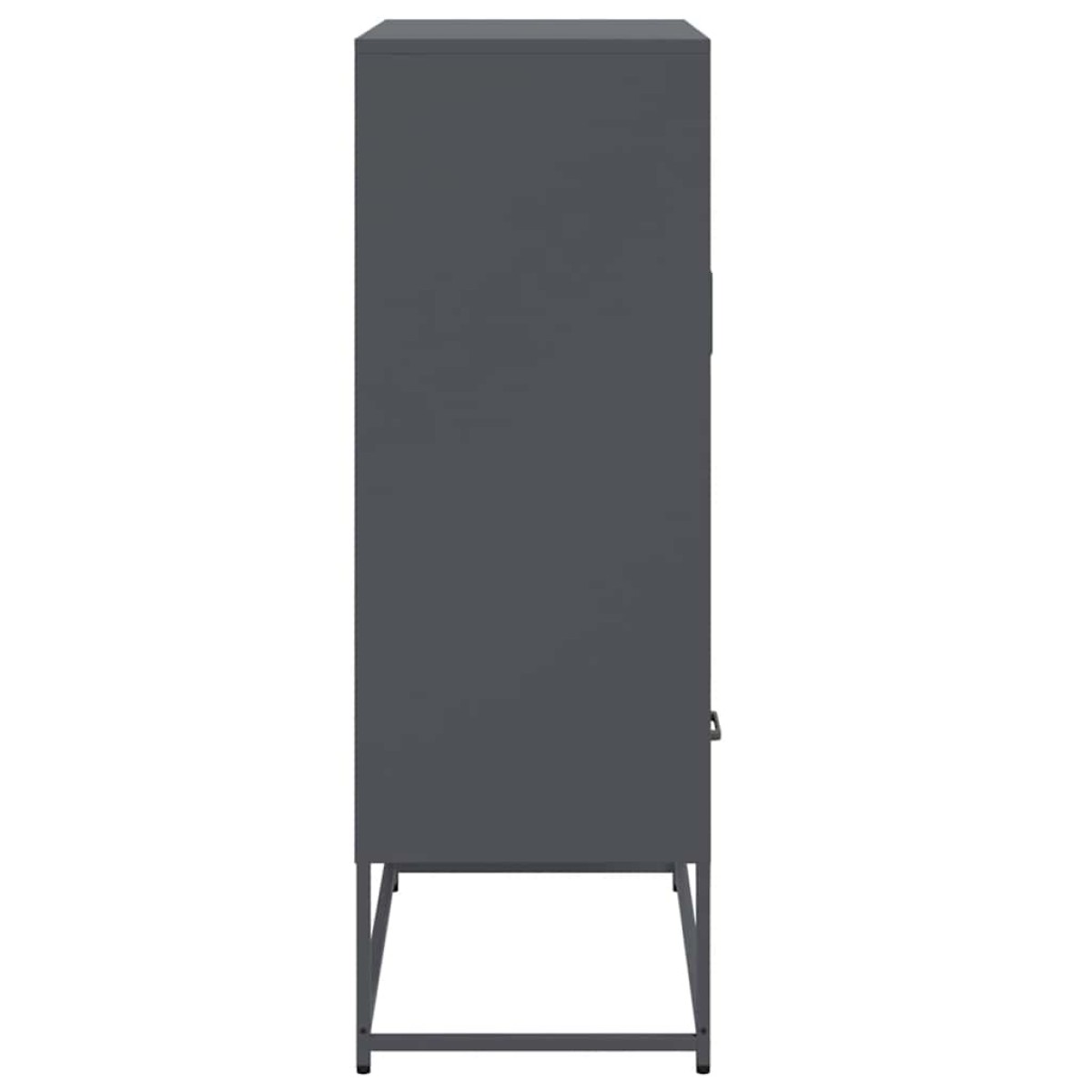 vidaXL Ντουλάπι Ανθρακί 68x39x111,5 εκ. από Χάλυβα