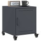 vidaXL Κομοδίνο Ανθρακί 36 x 39 x 43,5 εκ. από Χάλυβα