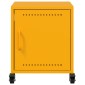 vidaXL Κομοδίνα 2 τεμ. Μουσταρδί 36x39x43,5 εκ. από Χάλυβα