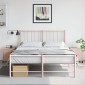 vidaXL Κομοδίνα 2 τεμ. Ροζ 36x39x43,5 εκ. από Χάλυβα