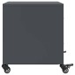 vidaXL Κομοδίνο Ανθρακί 36 x 39 x 43,5 εκ. από Χάλυβα