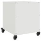 vidaXL Κομοδίνα 2 τεμ. Λευκό 36x39x43,5 εκ. από Χάλυβα