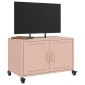 vidaXL Έπιπλο Τηλεόρασης Ροζ 68 x 39 x 43,5 εκ. Χάλυβας