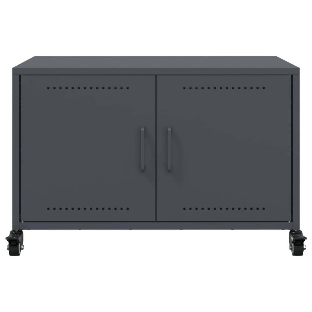 vidaXL Έπιπλο Τηλεόρασης Μαύρο 68x39x43,5 εκ. Χάλυβας
