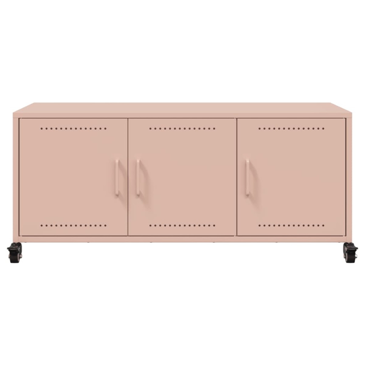 vidaXL Έπιπλο Τηλεόρασης Ροζ 100,5x39x43,5 εκ. Ατσάλι