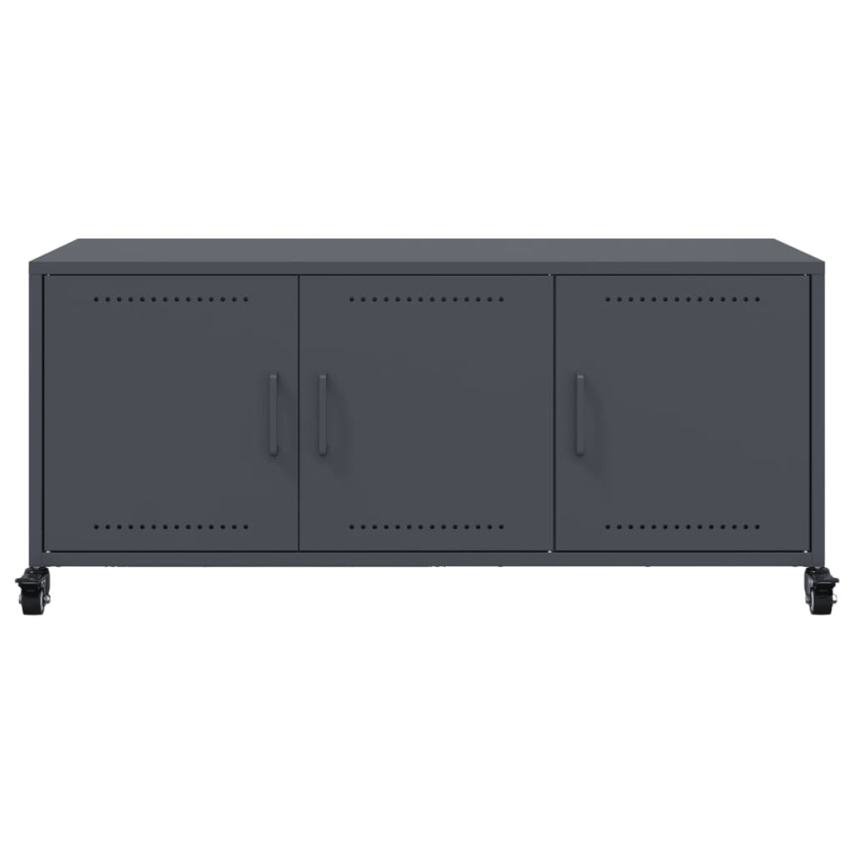 vidaXL Έπιπλο Τηλεόρασης Ανθρακί 100,5x39x43,5εκ. Ατσάλι