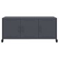 vidaXL Έπιπλο Τηλεόρασης Ανθρακί 100,5x39x43,5εκ. Ατσάλι