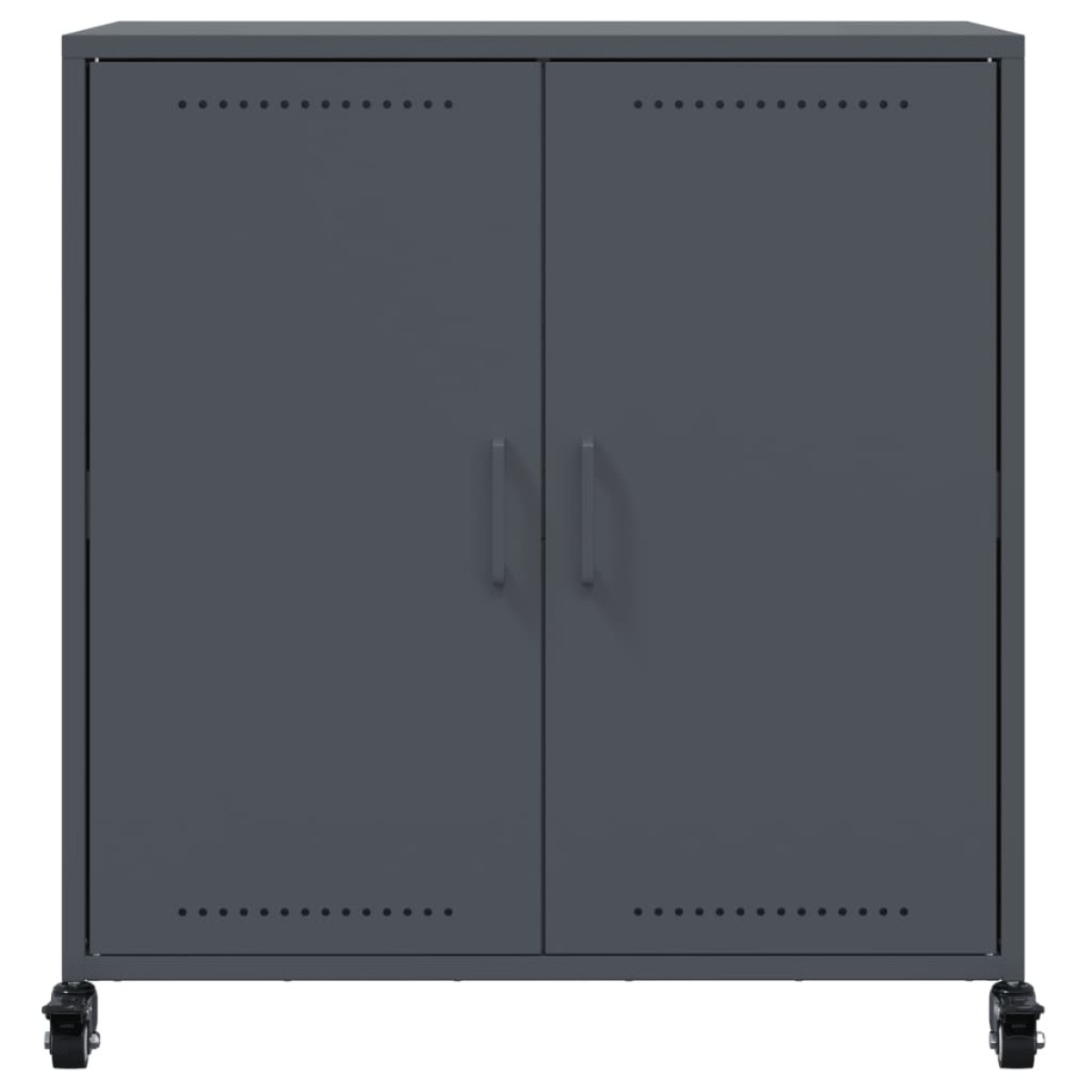 vidaXL Μπουφές Ανθρακί 68x39x72 εκ. από Ατσάλι