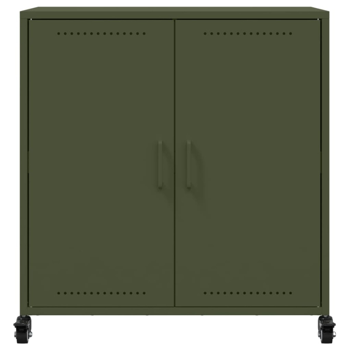 vidaXL Ντουλάπι Πράσινο Λαδί 68x39x72 εκ. από Ατσάλι