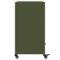 vidaXL Ντουλάπι Πράσινο Λαδί 68x39x72 εκ. από Ατσάλι