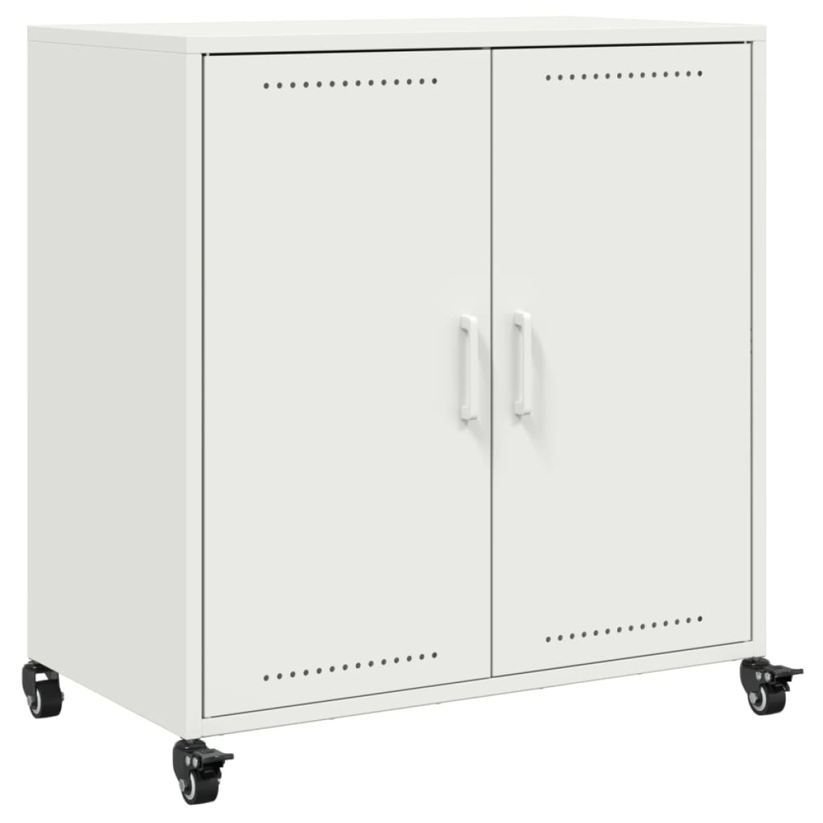 vidaXL Ντουλάπι Λευκό 68x39x72 εκ. από Χάλυβα