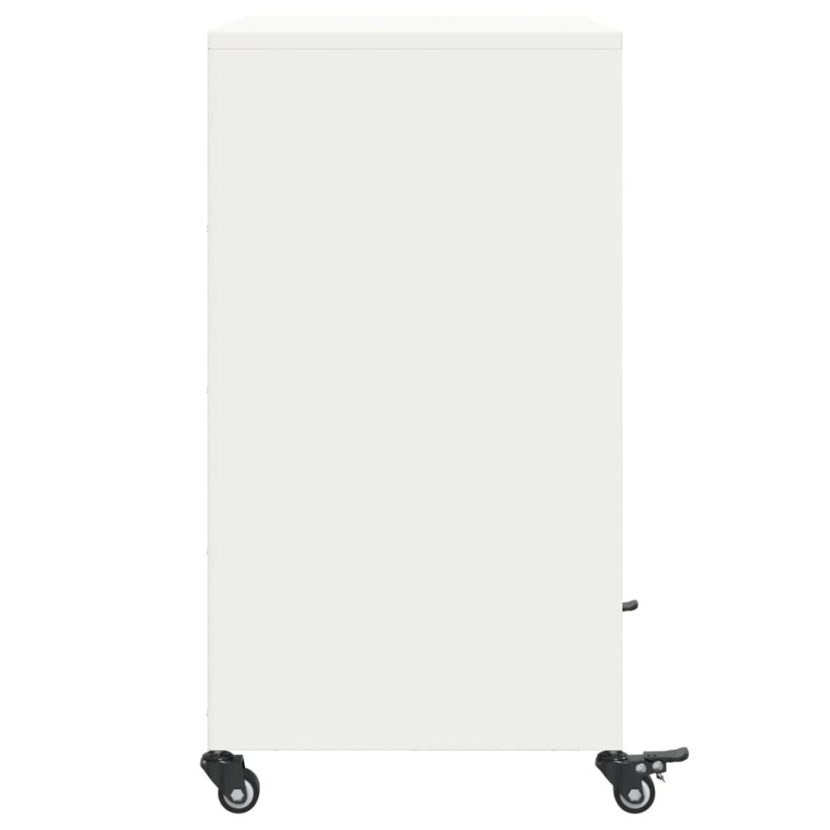 vidaXL Ντουλάπι Λευκό 68x39x72 εκ. από Χάλυβα