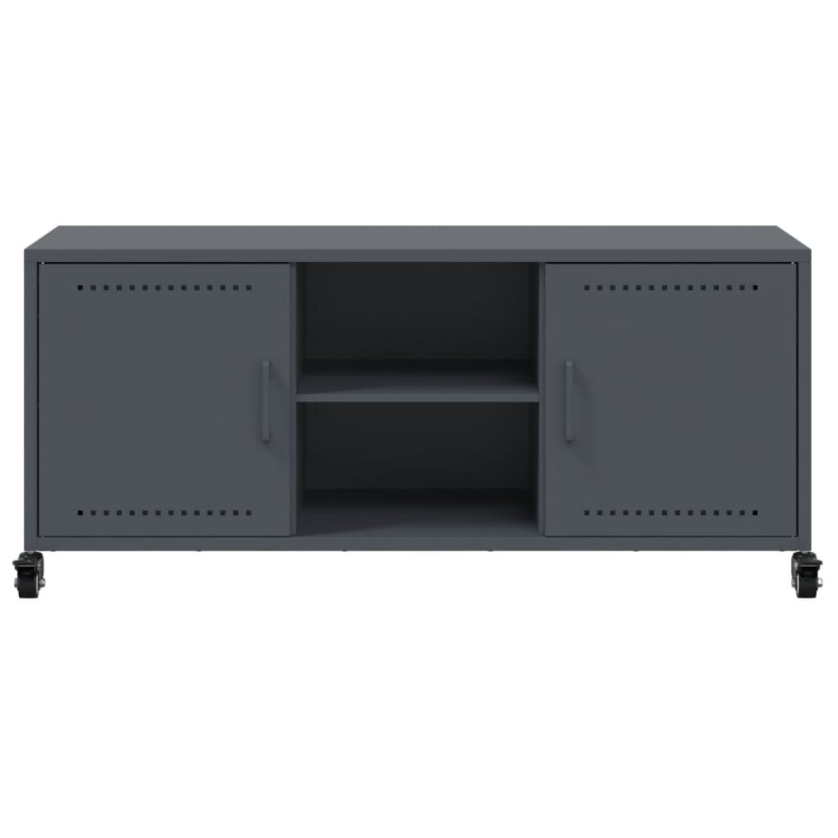 vidaXL Έπιπλο Τηλεόρασης Ανθρακί 100,5x39x43,5εκ. Ατσάλι