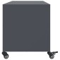 vidaXL Έπιπλο Τηλεόρασης Ανθρακί 100,5x39x43,5εκ. Ατσάλι