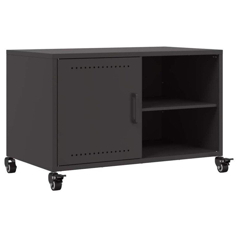 vidaXL Έπιπλο Τηλεόρασης Μαύρο 68x39x43,5 εκ. Χάλυβας