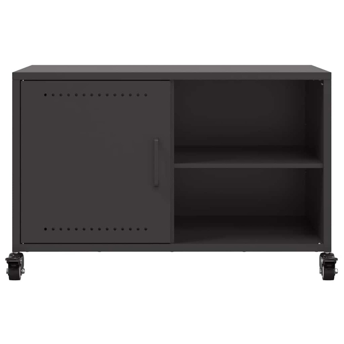 vidaXL Έπιπλο Τηλεόρασης Μαύρο 68x39x43,5 εκ. Χάλυβας