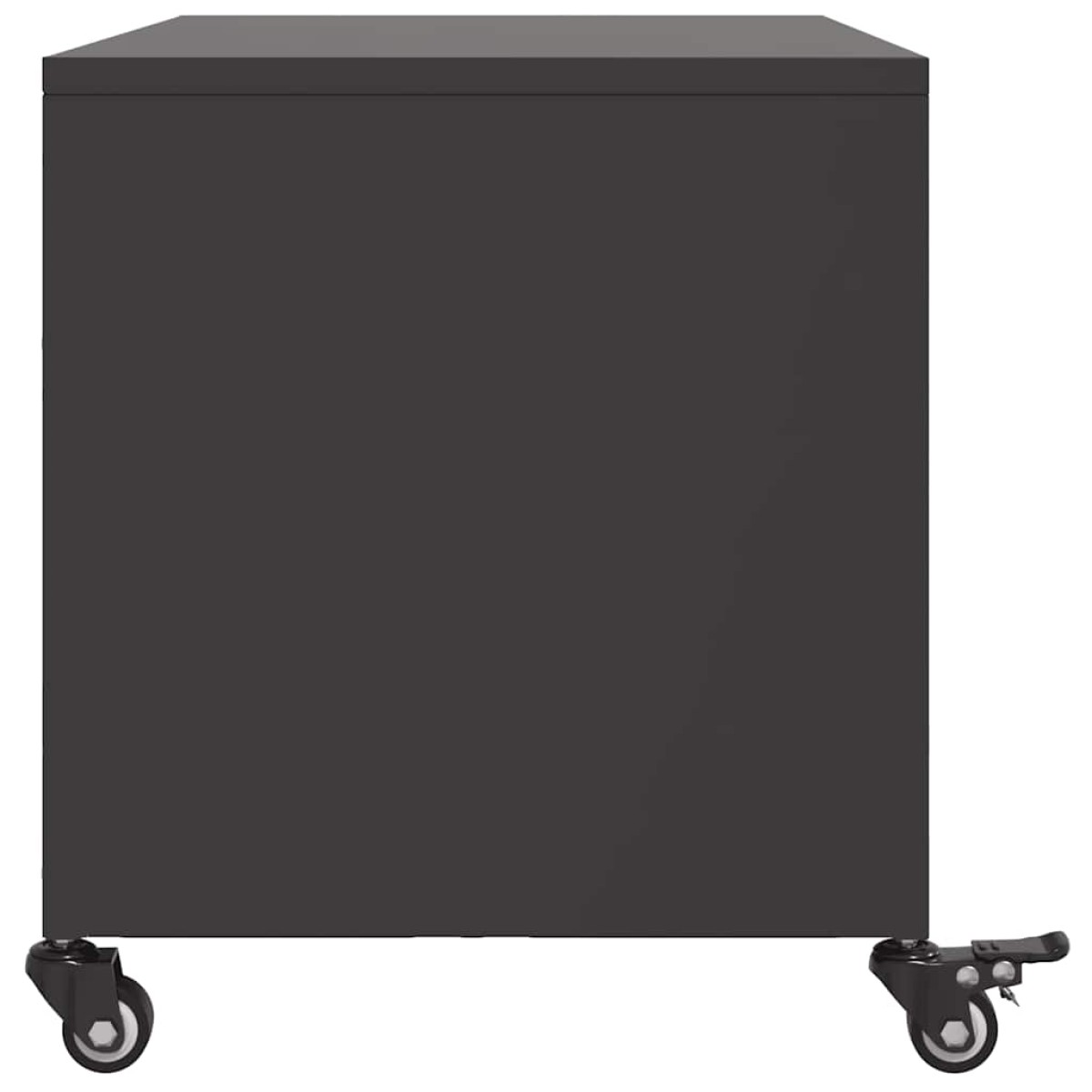 vidaXL Έπιπλο Τηλεόρασης Μαύρο 68x39x43,5 εκ. Χάλυβας