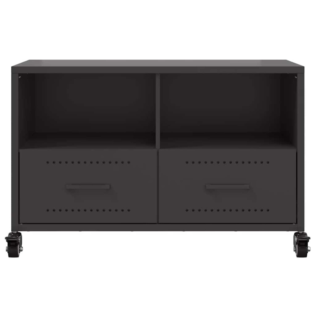 vidaXL Έπιπλο Τηλεόρασης Μαύρο 68x39x43,5 εκ. Χάλυβας