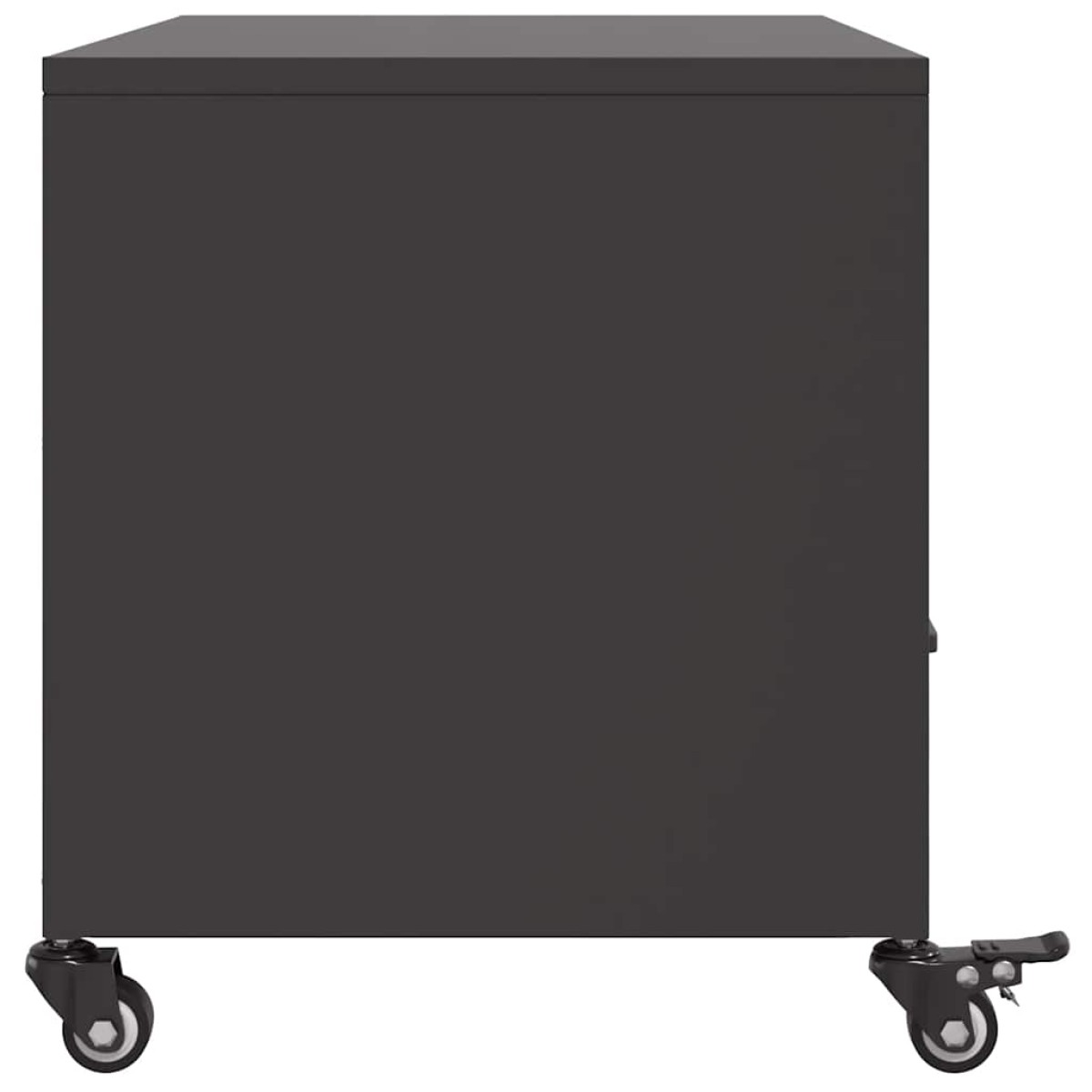 vidaXL Έπιπλο Τηλεόρασης Μαύρο 68x39x43,5 εκ. Χάλυβας