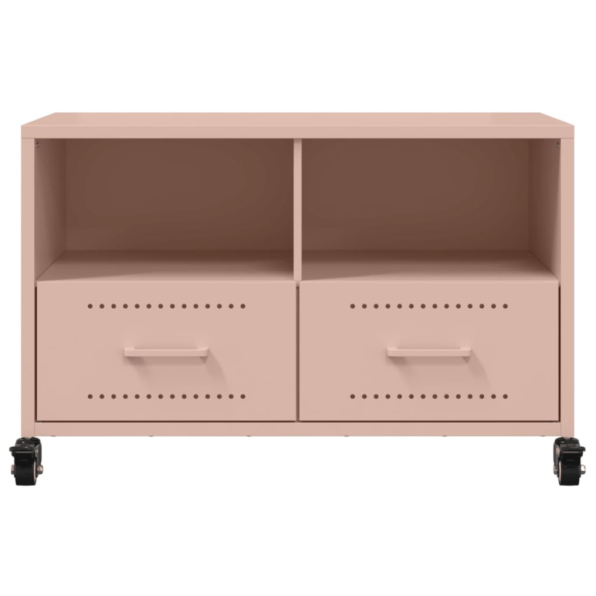 vidaXL Έπιπλο Τηλεόρασης Ροζ 68 x 39 x 43,5 εκ. Χάλυβας