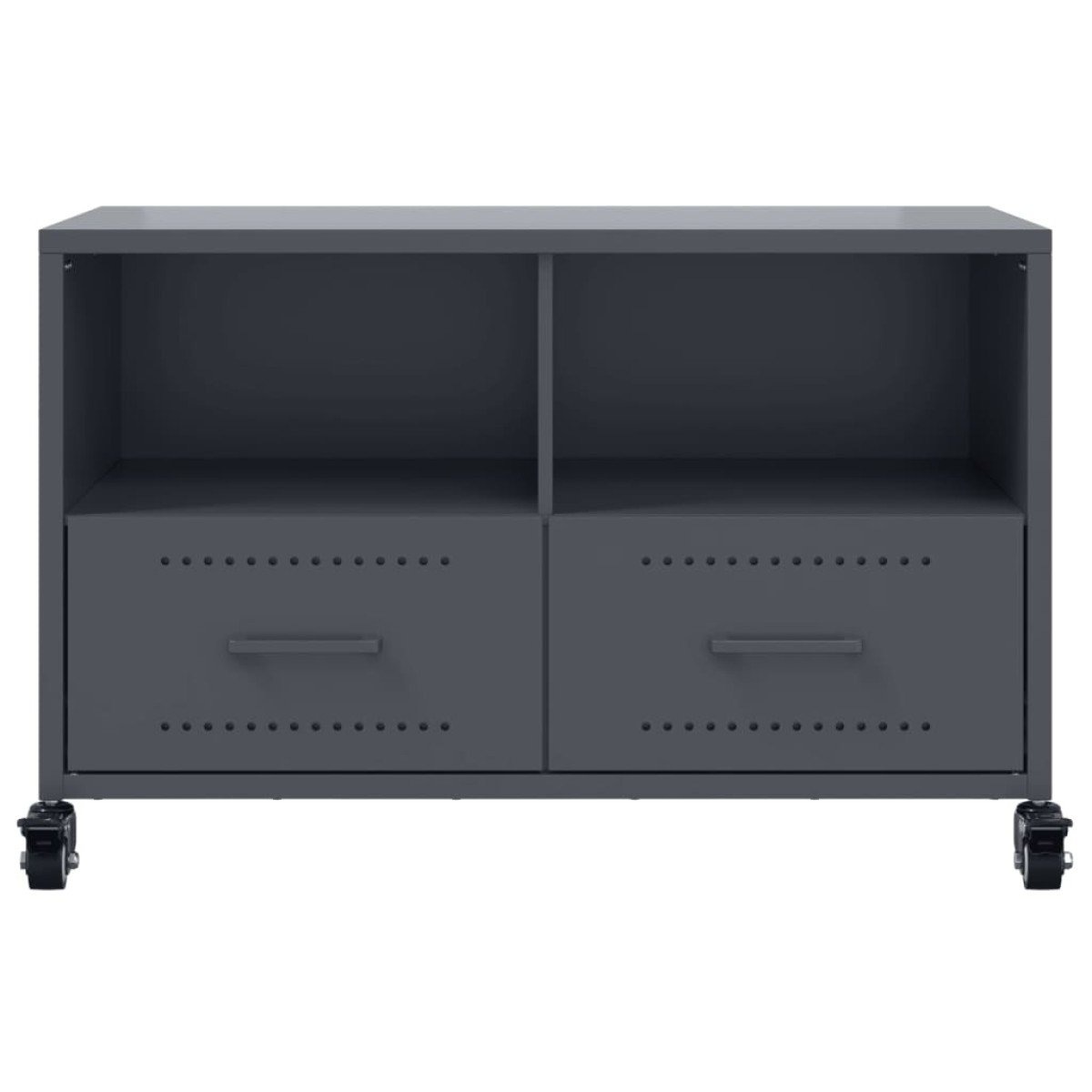 vidaXL Έπιπλο Τηλεόρασης Μαύρο 68x39x43,5 εκ. Χάλυβας