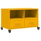 vidaXL Έπιπλο Τηλεόρασης Μουσταρδί Κίτρινο 68x39x43,5 εκ. από Ατσάλι
