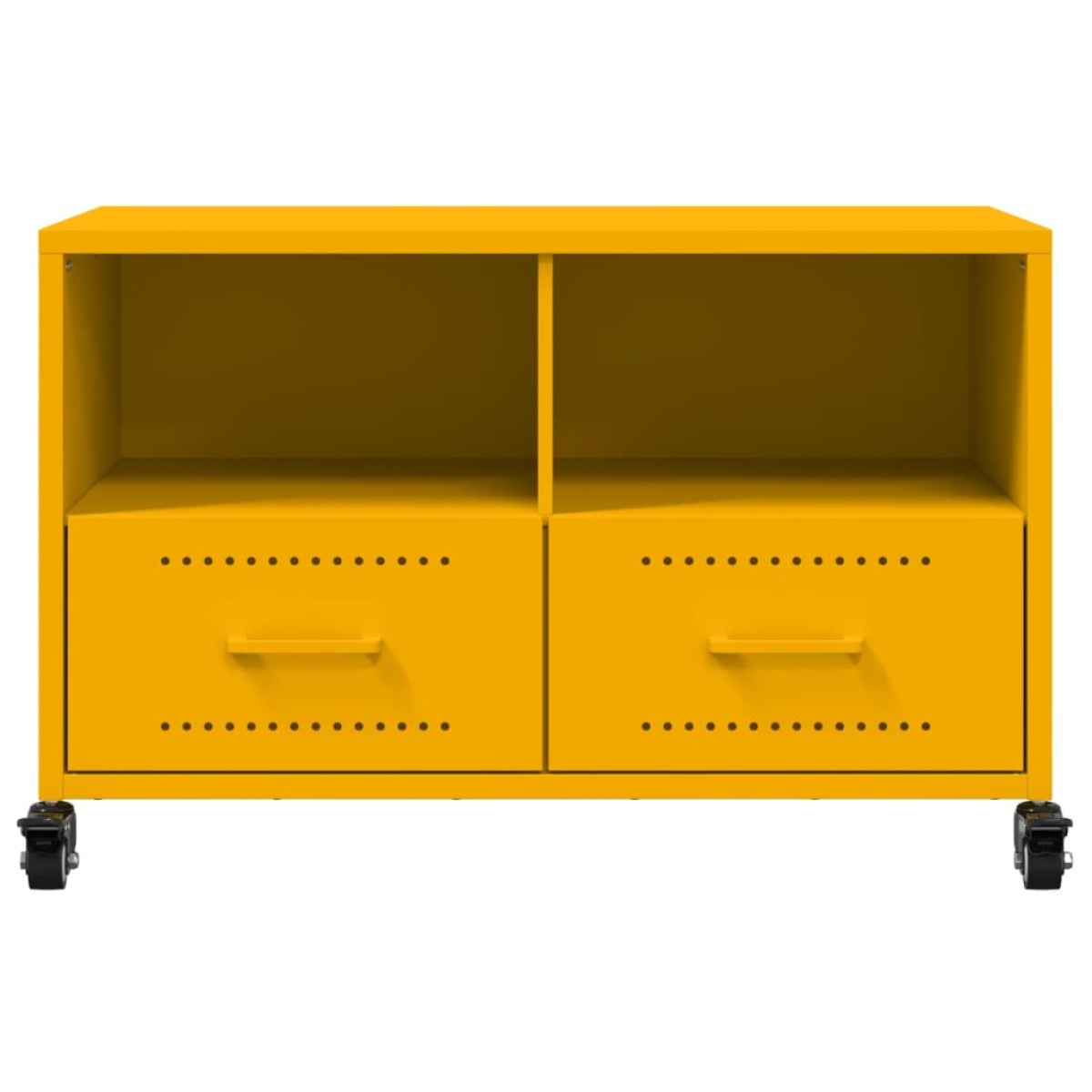 vidaXL Έπιπλο Τηλεόρασης Μουσταρδί Κίτρινο 68x39x43,5 εκ. από Ατσάλι