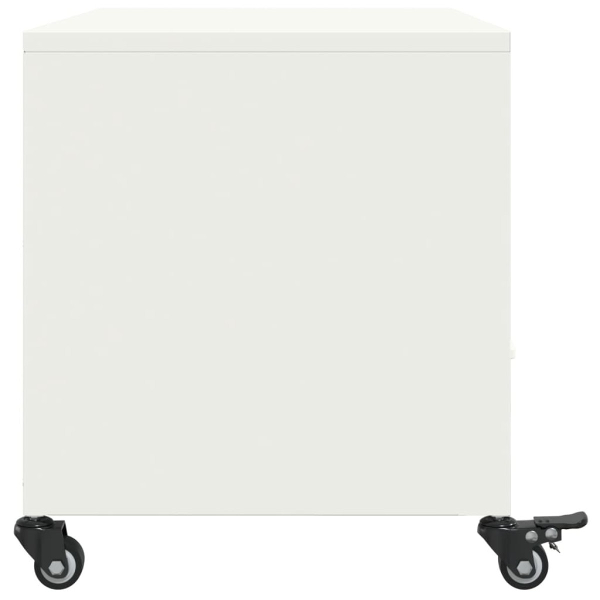 vidaXL Έπιπλο Τηλεόρασης Λευκό 68 x 39 x 43,5 εκ. Χάλυβας