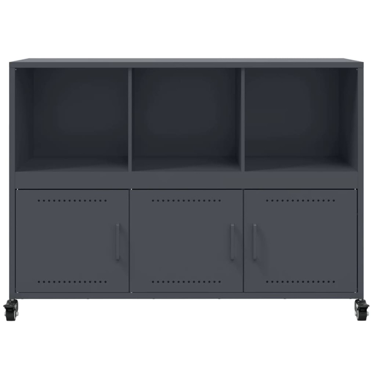 vidaXL Ντουλάπι Ανθρακί 100,5x39x72 εκ. από Χάλυβα