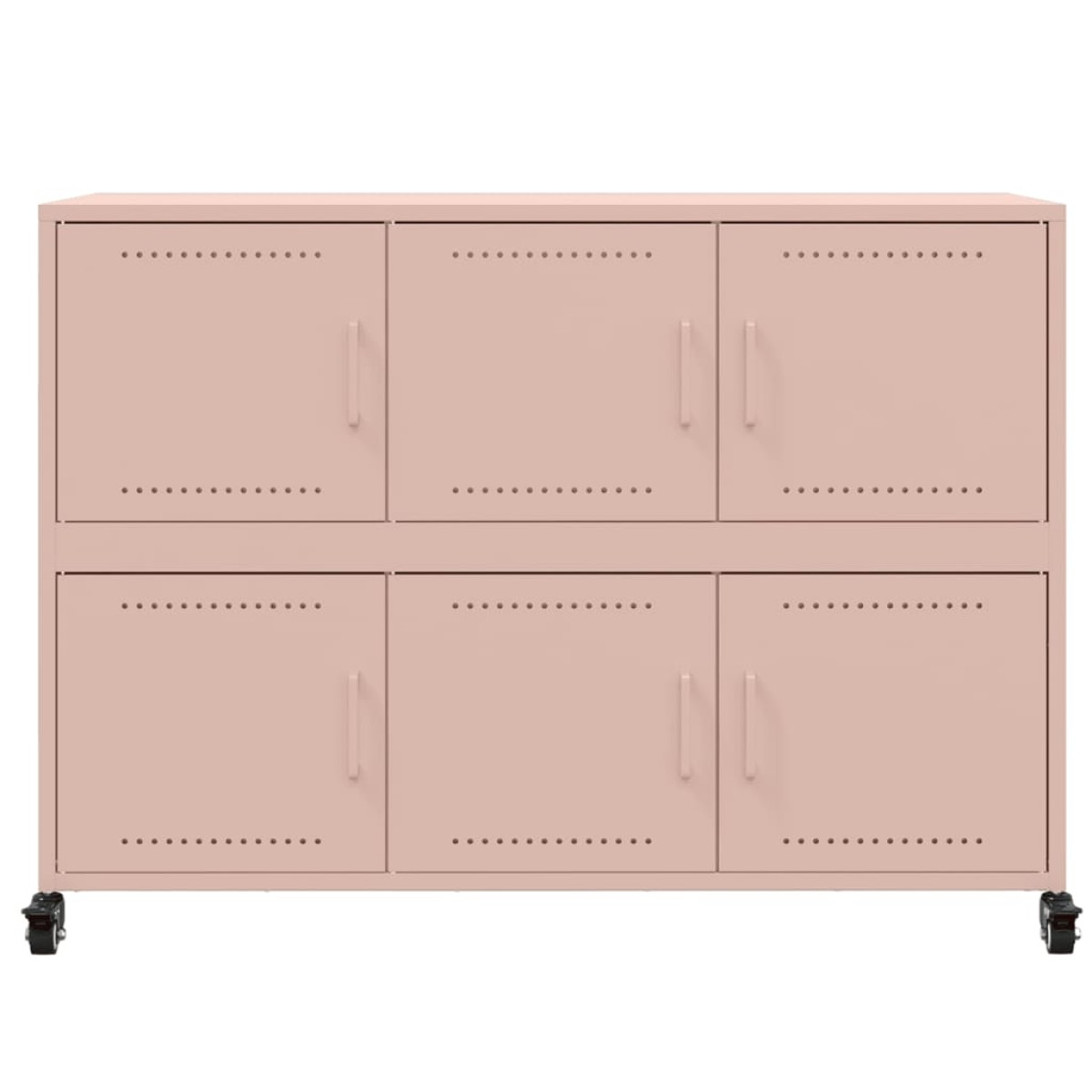 vidaXL Ντουλάπι Ροζ 100,5x39x72 εκ. από Χάλυβα