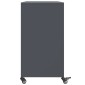 vidaXL Ντουλάπι Ανθρακί 100,5x39x72 εκ. από Χάλυβα
