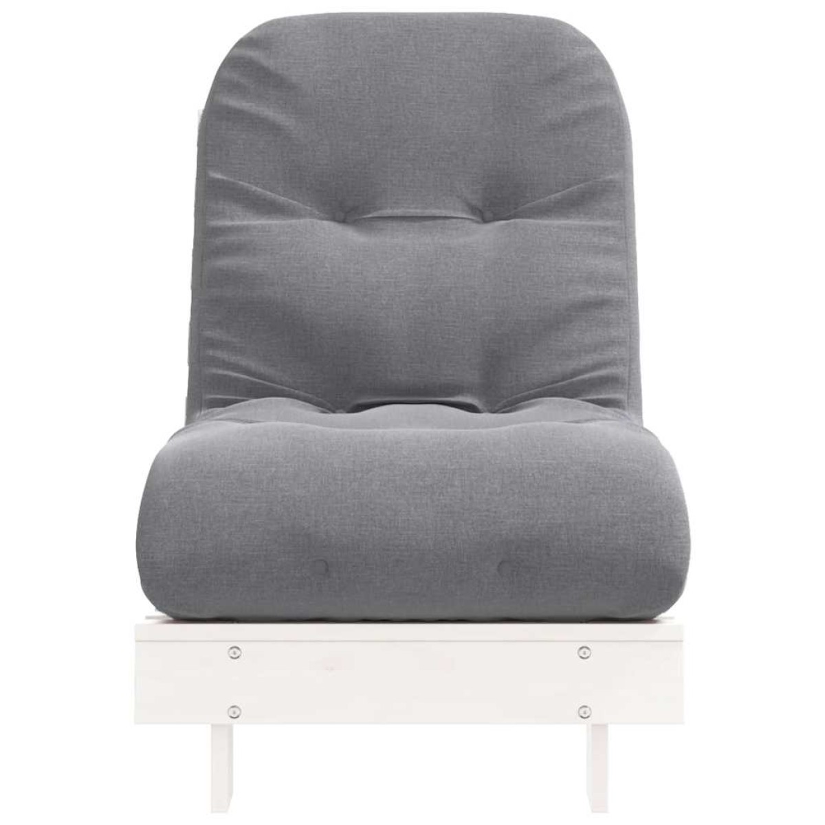 vidaXL Καναπές Κρεβάτι Futon με Στρώμα 60x206x11 εκ. Μασίφ Ξύλο Πεύκου
