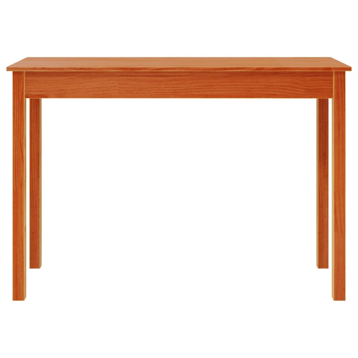 vidaXL Τραπέζι κονσόλα Καφέ Κεριού 110x40x75 εκ. Μασίφ Ξύλο Πεύκου