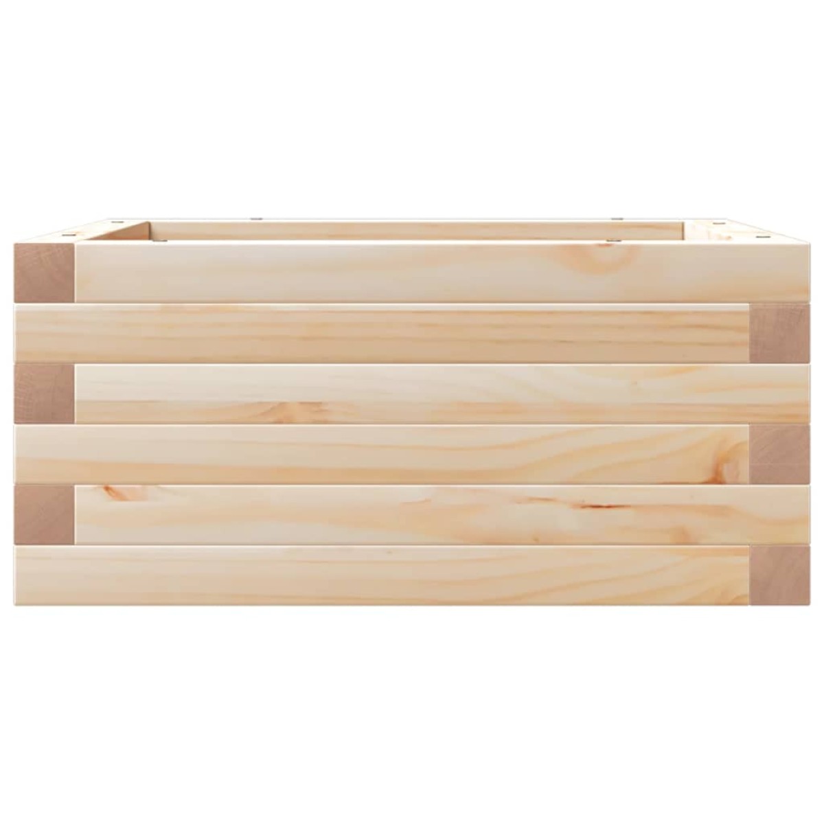 vidaXL Ζαρντινιέρα Κήπου 50x50x23 εκ από Μασίφ Ξύλο Πεύκου