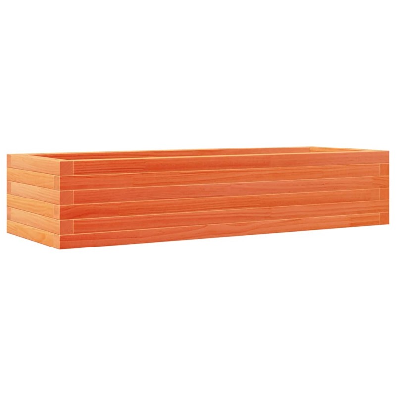 vidaXL Ζαρντινιέρα Καφέ Κεριού 110x40x23 εκ. από Μασίφ Ξύλο Πεύκου
