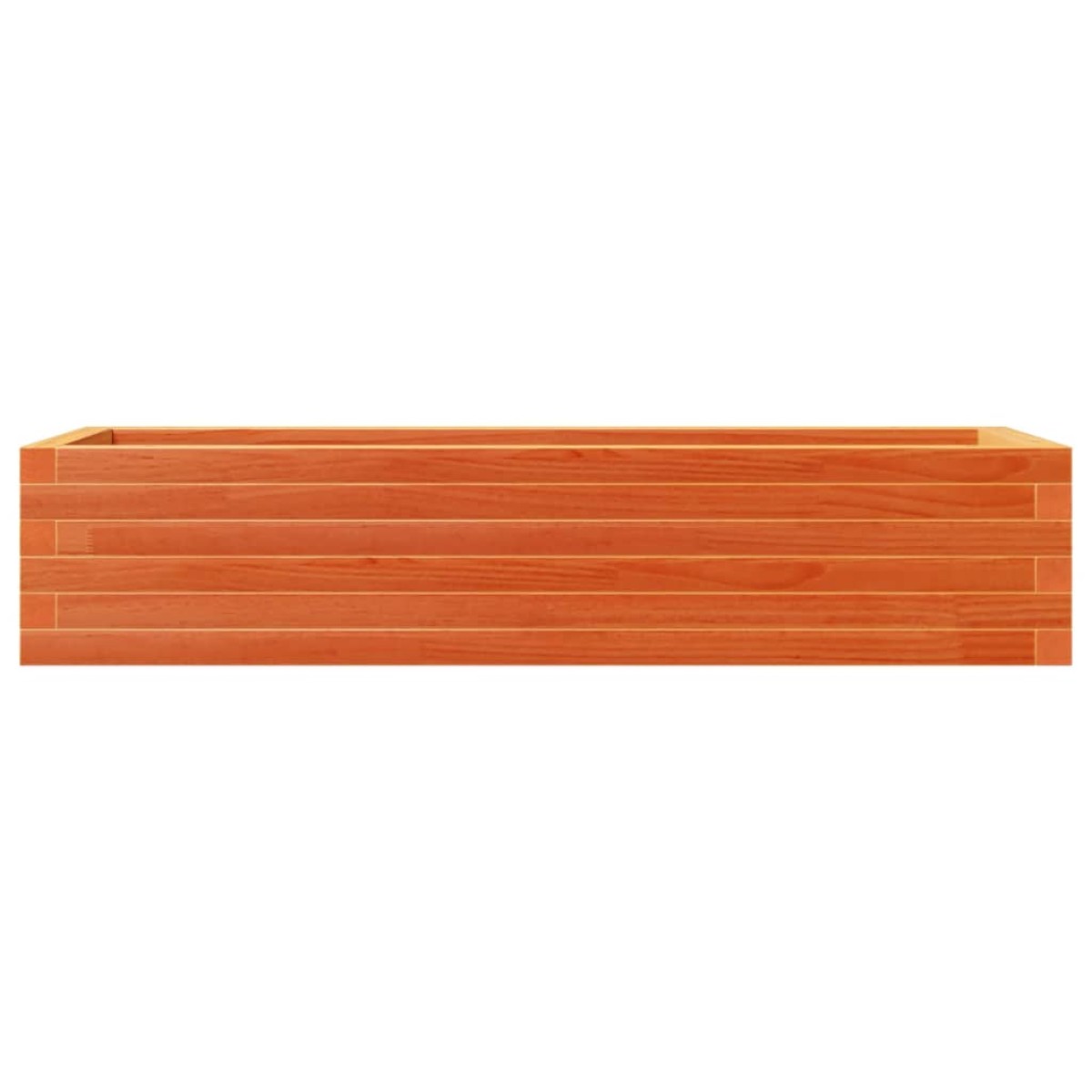 vidaXL Ζαρντινιέρα Καφέ Κεριού 110x40x23 εκ. από Μασίφ Ξύλο Πεύκου