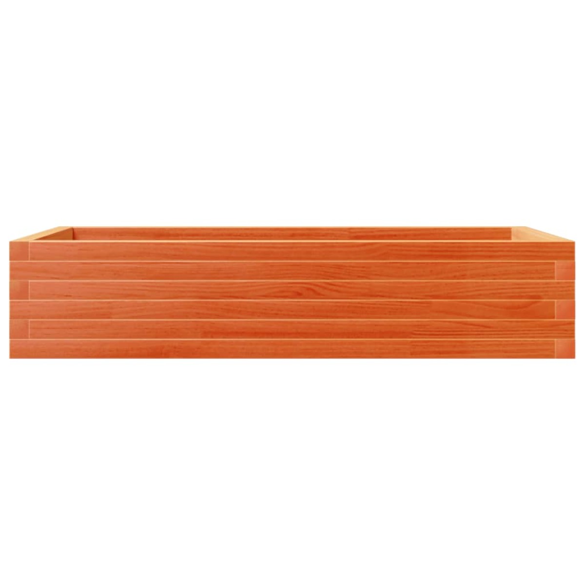 vidaXL Ζαρντινιέρα Καφέ Κεριού 110x60x23 εκ. από Μασίφ Ξύλο Πεύκου