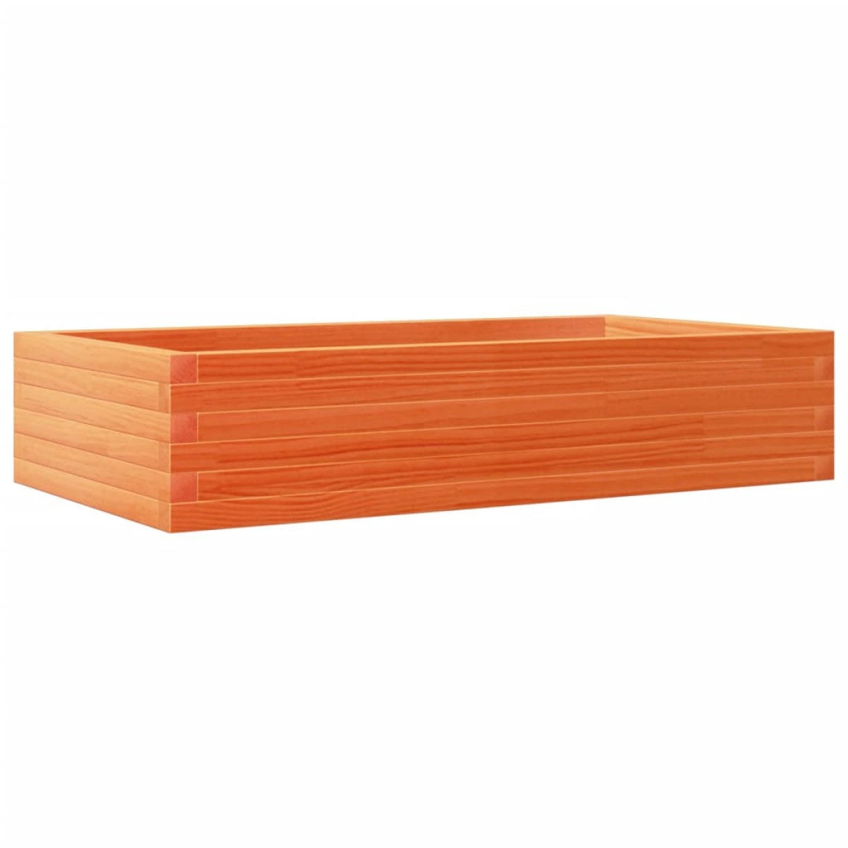 vidaXL Ζαρντινιέρα Καφέ Κεριού 110x60x23 εκ. από Μασίφ Ξύλο Πεύκου
