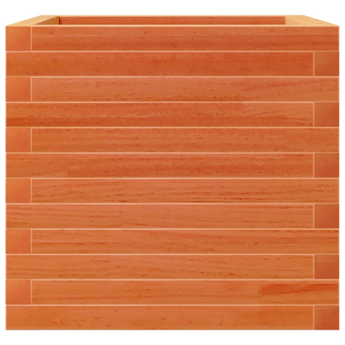 vidaXL Ζαρντινιέρα Καφέ Κεριού 50x50x45,5 εκ. από Μασίφ Ξύλο Πεύκου