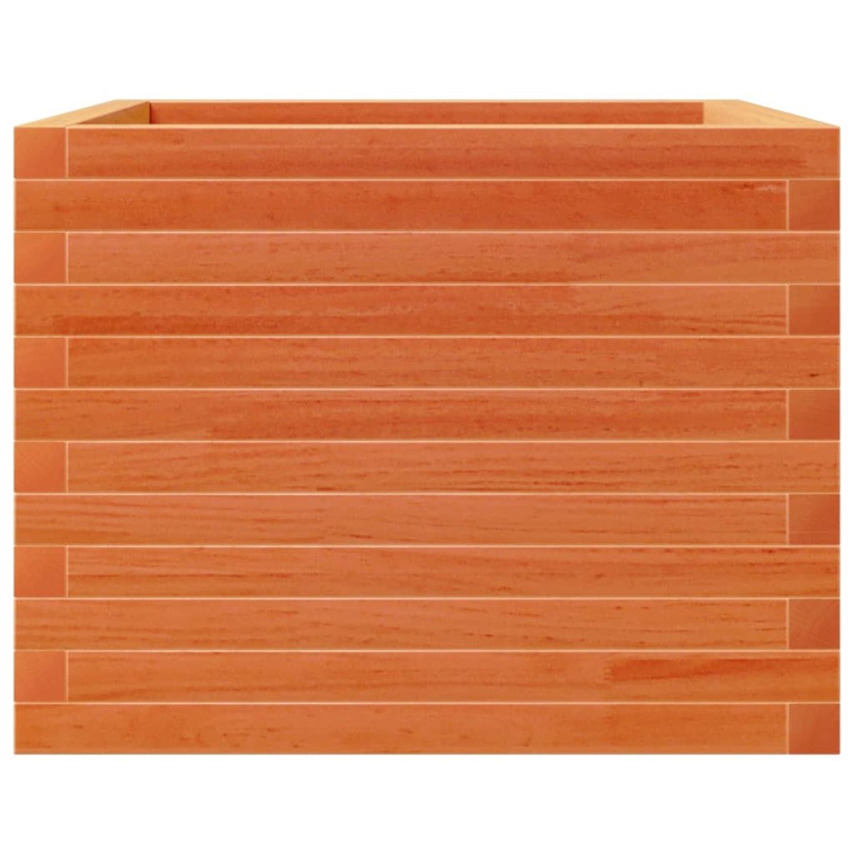 vidaXL Ζαρντινιέρα Καφέ Κεριού 60x60x45,5 εκ. από Μασίφ Ξύλο Πεύκου