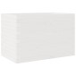vidaXL Ζαρντινιέρα Κήπου Λευκή 70x40x45,5 εκ. από Μασίφ Ξύλο Πεύκου