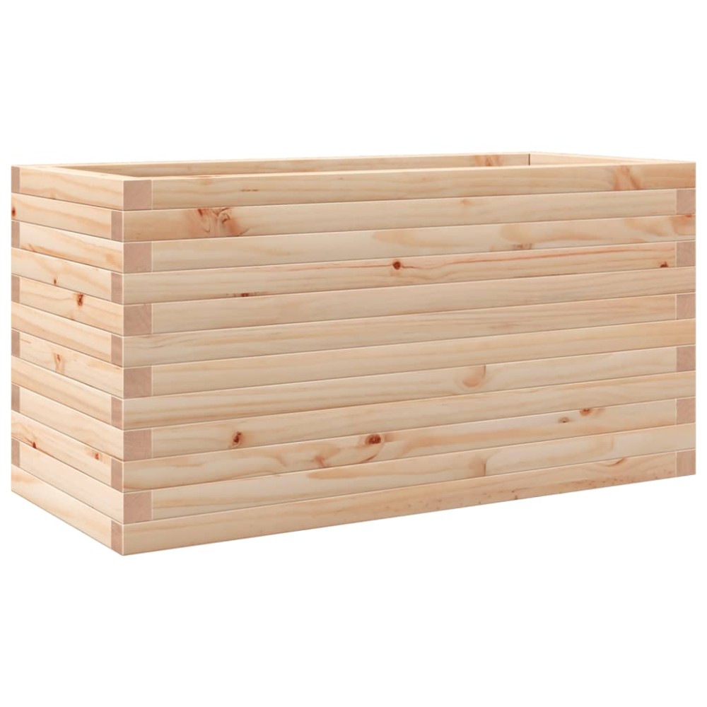 vidaXL Ζαρντινιέρα Κήπου 90x40x45,5 εκ από Μασίφ Ξύλο Πεύκου