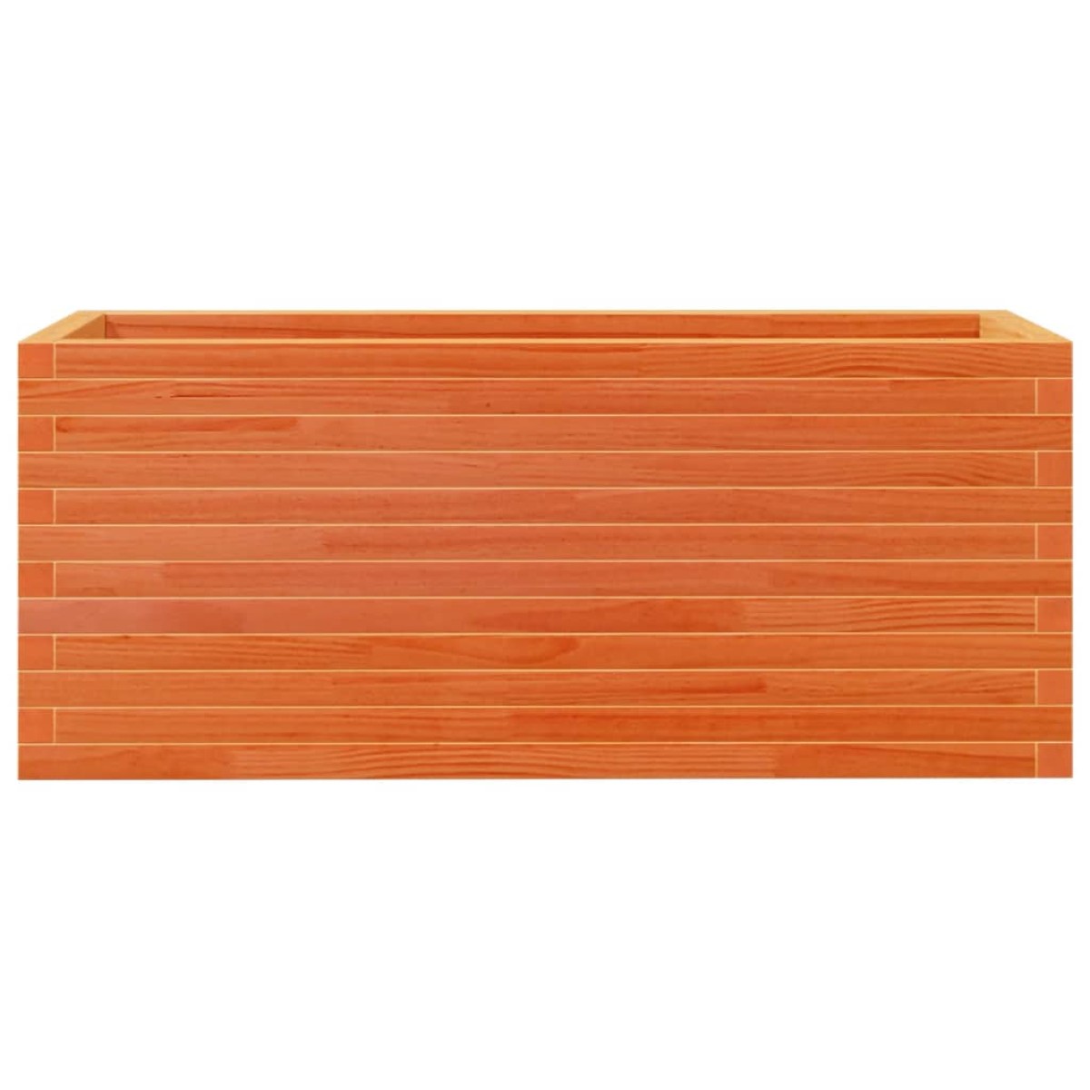 vidaXL Ζαρντινιέρα Καφέ Κεριού 110x40x45,5 εκ. από Μασίφ Ξύλο Πεύκου