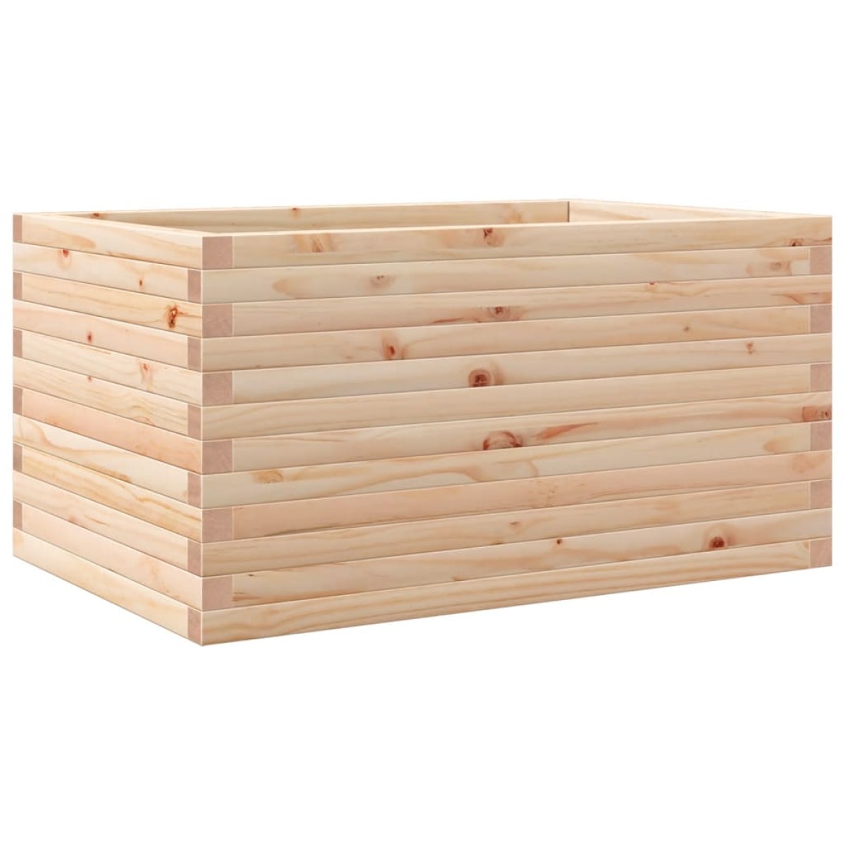 vidaXL Ζαρντινιέρα Κήπου 90x60x45,5 εκ από Μασίφ Ξύλο Πεύκου