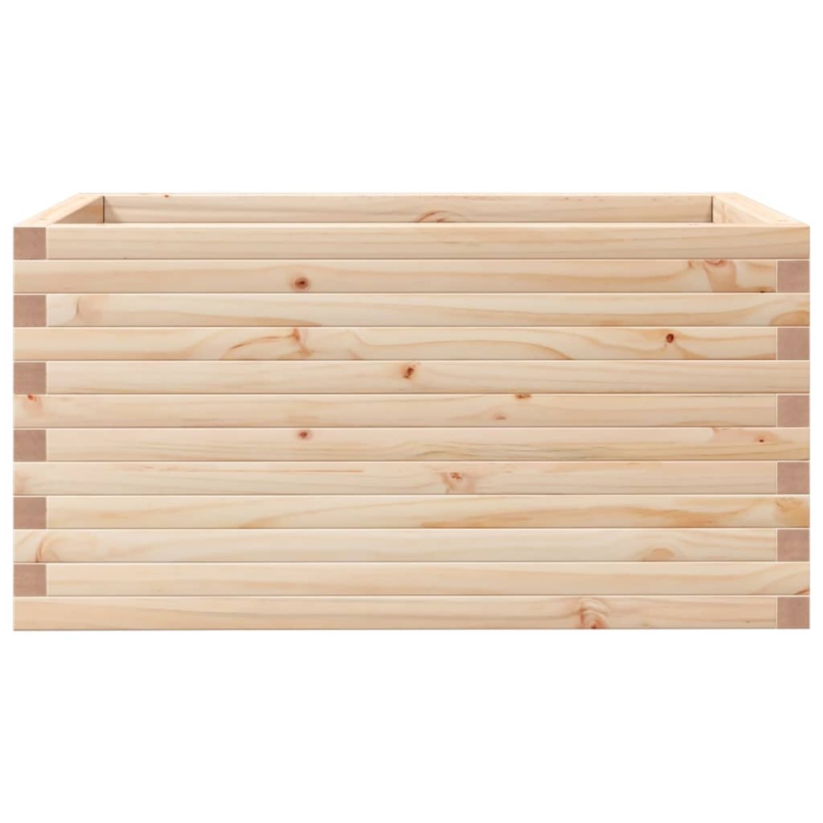 vidaXL Ζαρντινιέρα Κήπου 90x60x45,5 εκ από Μασίφ Ξύλο Πεύκου