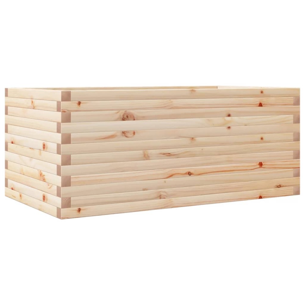 vidaXL Ζαρντινιέρα Κήπου 110x60x45,5 εκ από Μασίφ Ξύλο Πεύκου